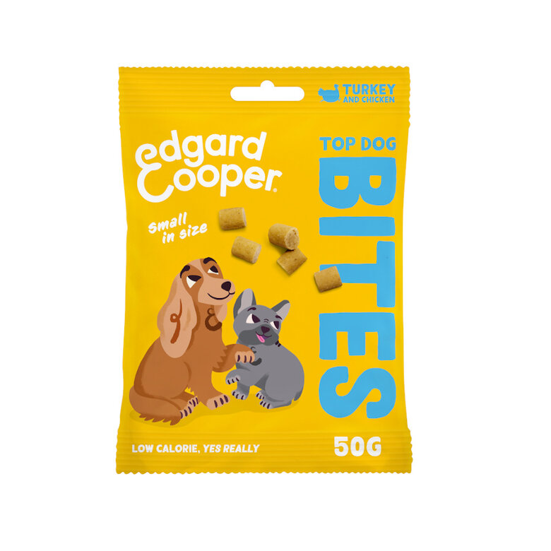 Edgard & Cooper Bocaditos Mini de Pavo y Pollo para perros, , large image number null